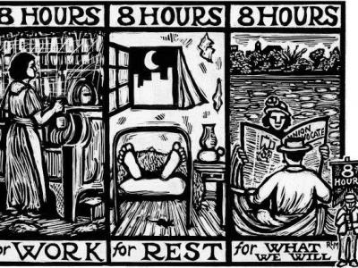 8 ore di lavoro, 8 di svago, 8 per&nbsp;dormire